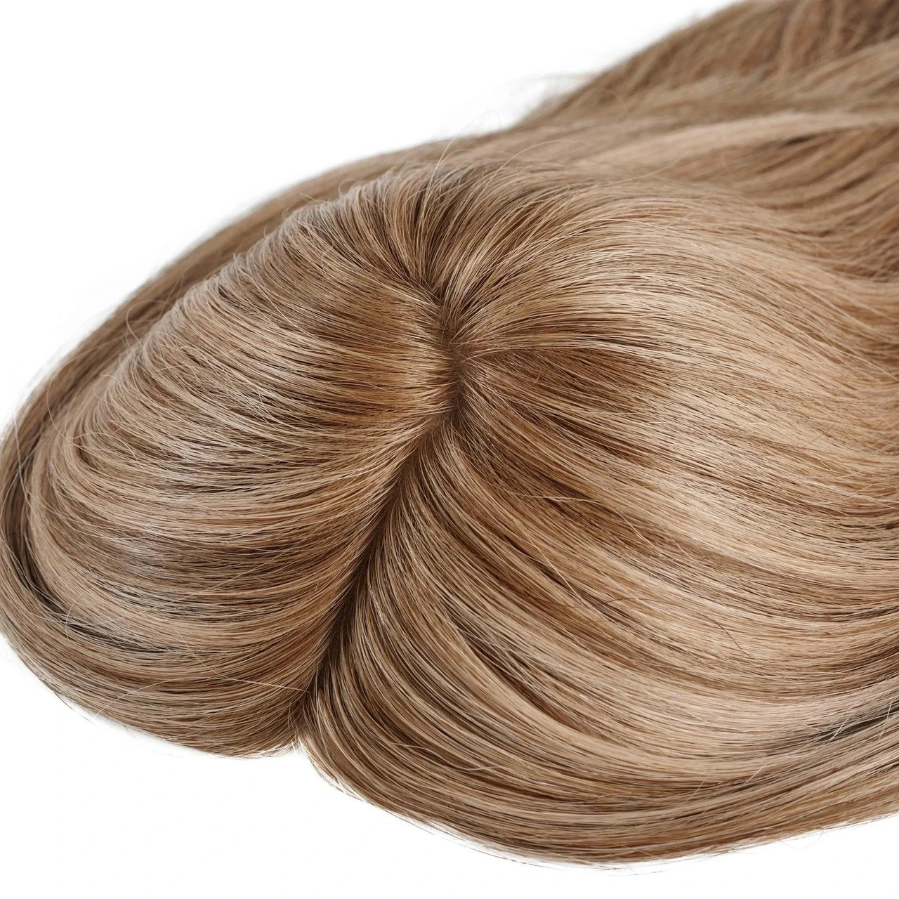 100% Human Hair Virgin Hair Long Ash-blonde Jewish Toppers Hair Ladies Wigs