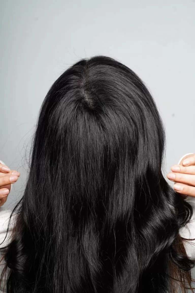 100% Human Hair Top Remy Hair Flat Topper Maximum Coverage Wigs for Women