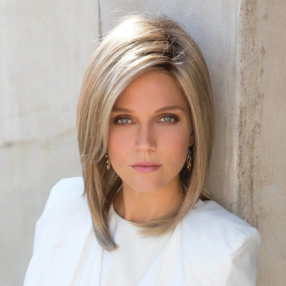 100% Human Hair Top Remy Hair Creamy Blonde Wigs Real Human Hair for Women