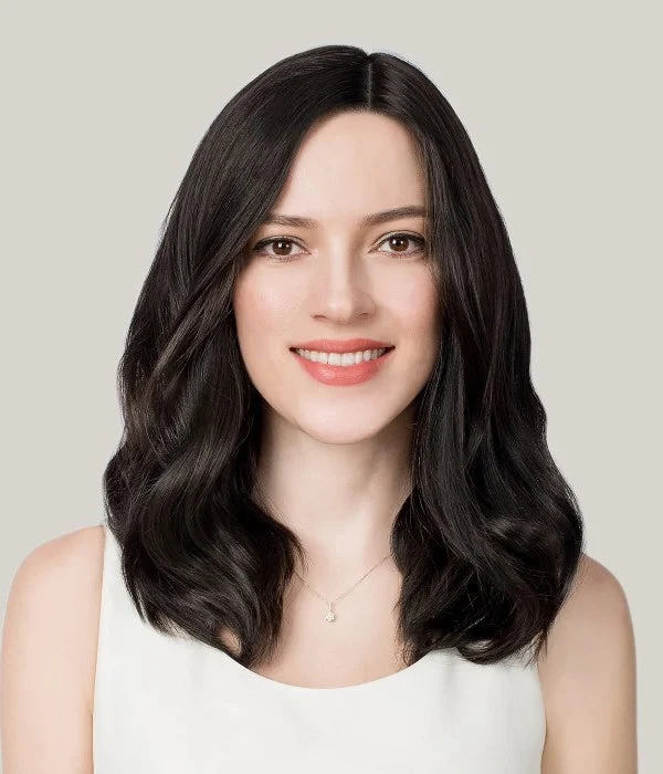 100% Human Hair Double Loop Mono Topper Virgin Topper For Women