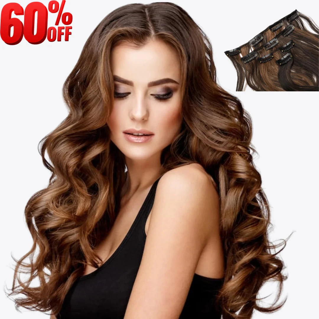 100 % Human Hair 4pcs Set / 7pcs Set Clip in Hair Extensions For Women 16/18/20/22/24 inch