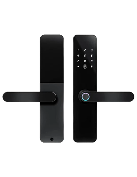 Умный дверной замок F7 5 в 1 с отпечатком пальца, кодом, IC-картой, ключом и приложением Tuya Smart