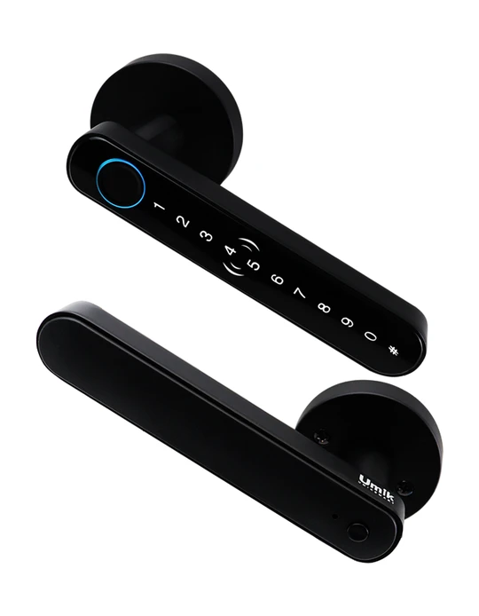 Умный дверной замок T11 с отпечатком пальца и кодом 5 в 1