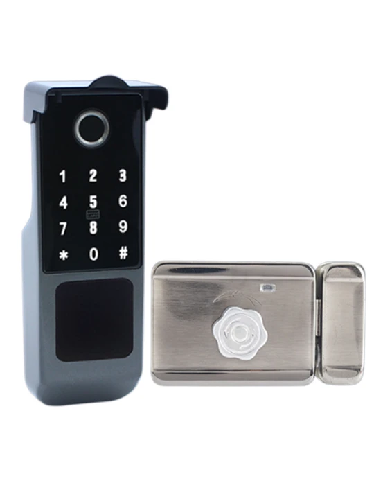 Умная дверная ручка с отпечатком пальца и кодом 5 в 1