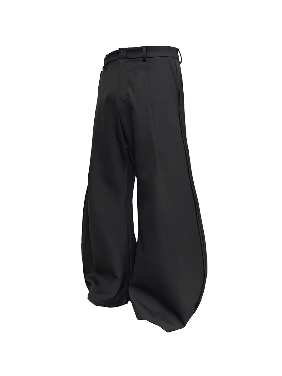 パンツ JCAESAR STUDIO LOOSE LEAF JCAESAR Flared leaf-shaped trousers