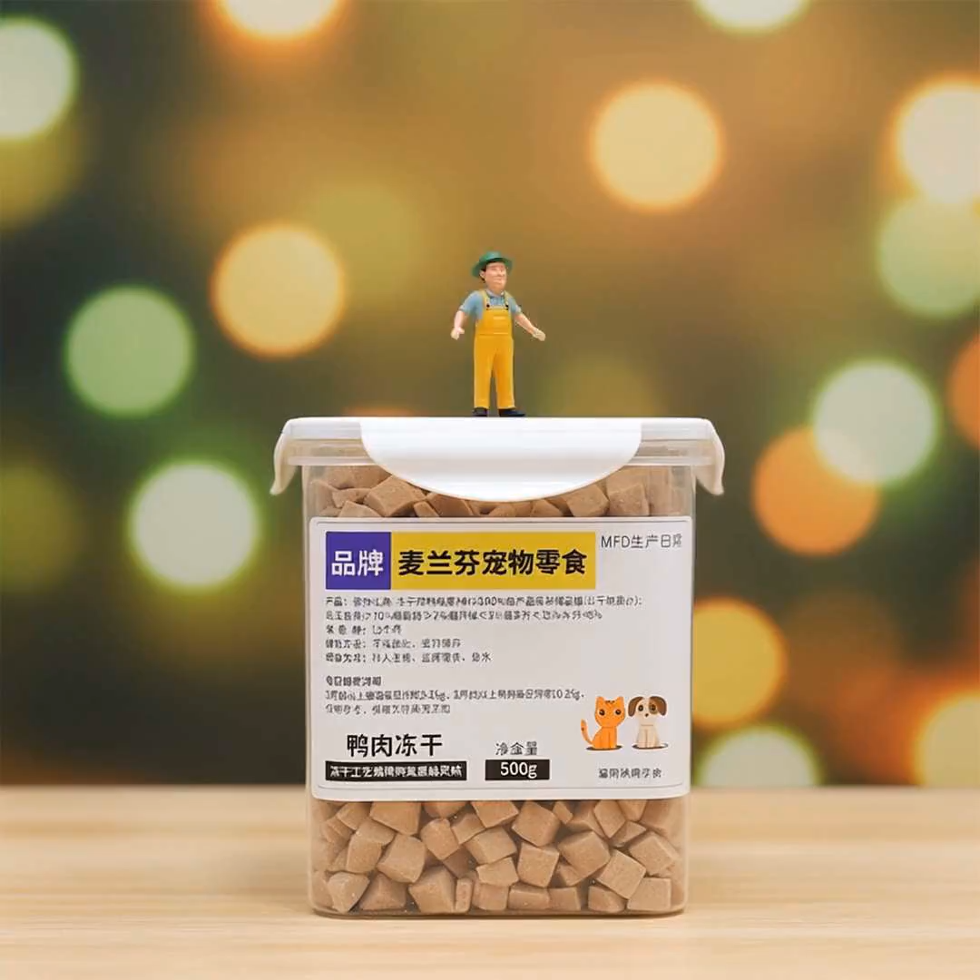 Mixed Freeze-dried Dog Snacks Chicken Grains Chicken Breast Dog Cats Freeze-dried Barreled Cat Dog Snacks Fattening Cat Food