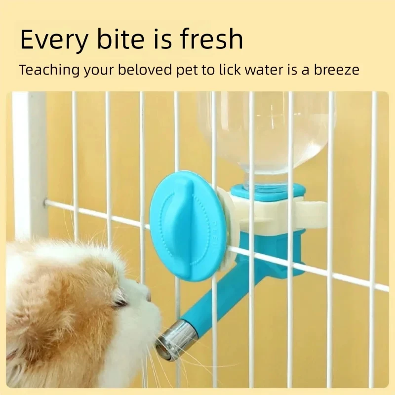 Dog drinker hanging kettle pet cat dog automatic drinker head Teddy small dog does not wet mouth 500m