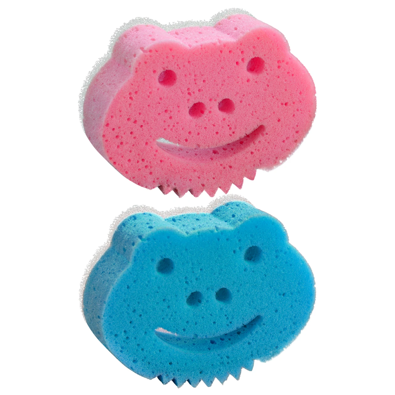Bath Sponge Shower Sponge, 2 Pieces Exfoliating Sponge Washing Sponge Body, Bath Shower Sponge Body Scrubber, Body Scrub, Cleaning Sponges for Adults Children