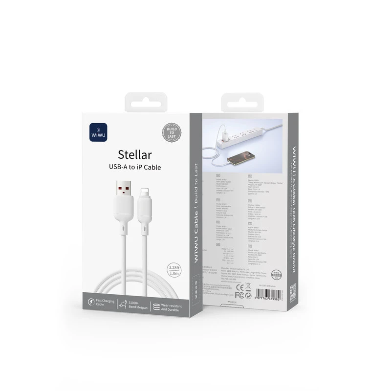 WIWU WI-C087 STELLAR CAVO A-L BIANCO