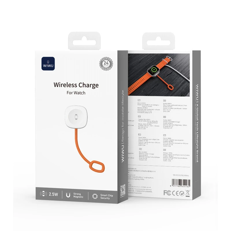 WiWU WI-M23 CARICATORE PER SMARTWATCH BIANCO