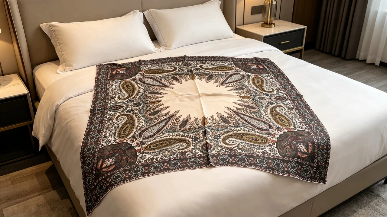 100% Pure Mulberry Silk Scarf: Ultra-Soft 16 Momme Silk for a Luxurious Second-Skin Feel.