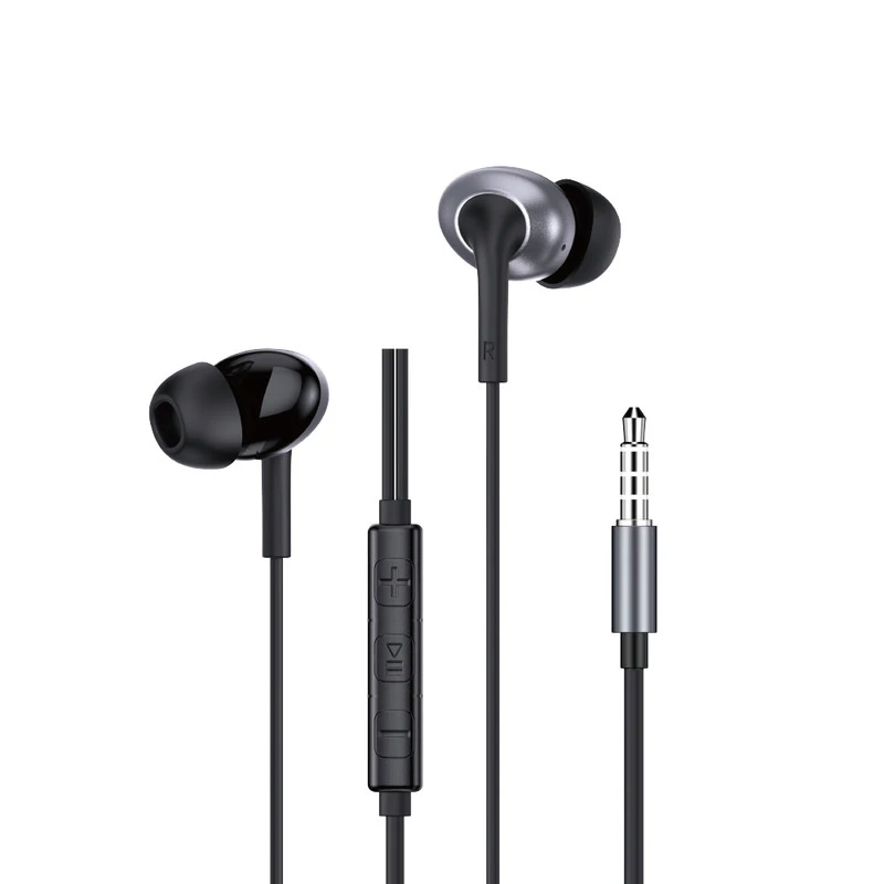 WIWU EARBUDS EB317 AURICOLARE JACK NERO