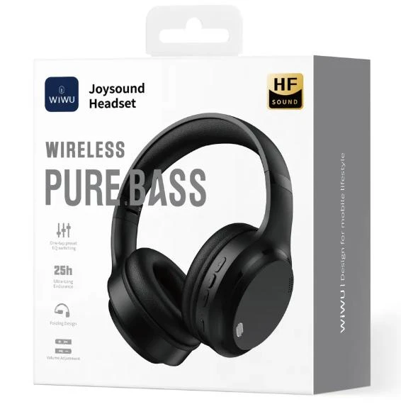 WIWU TD-11 ELITE WIRELESS HEADSET BLACK