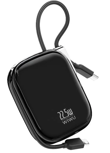 WIWU MH136 22.5W SUGAR POWER BANK 1C 10000mAh BLACK