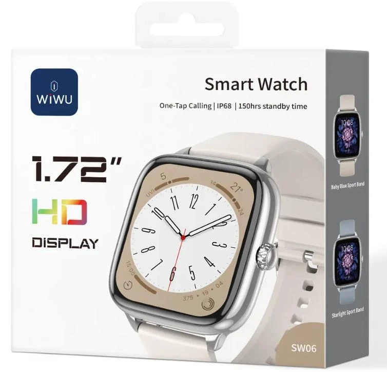 WIWU SW06 SMART WATCH WHITE
