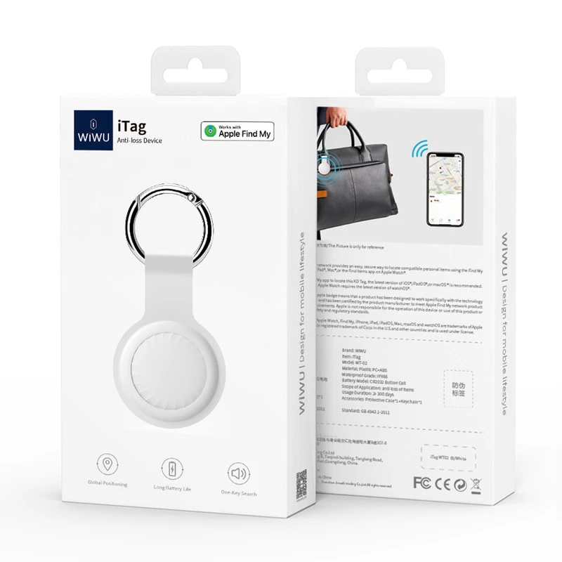 WIWU WT-05 iTAG DISPOSITIVO ANTI SMARRIMENTO BIANCO
