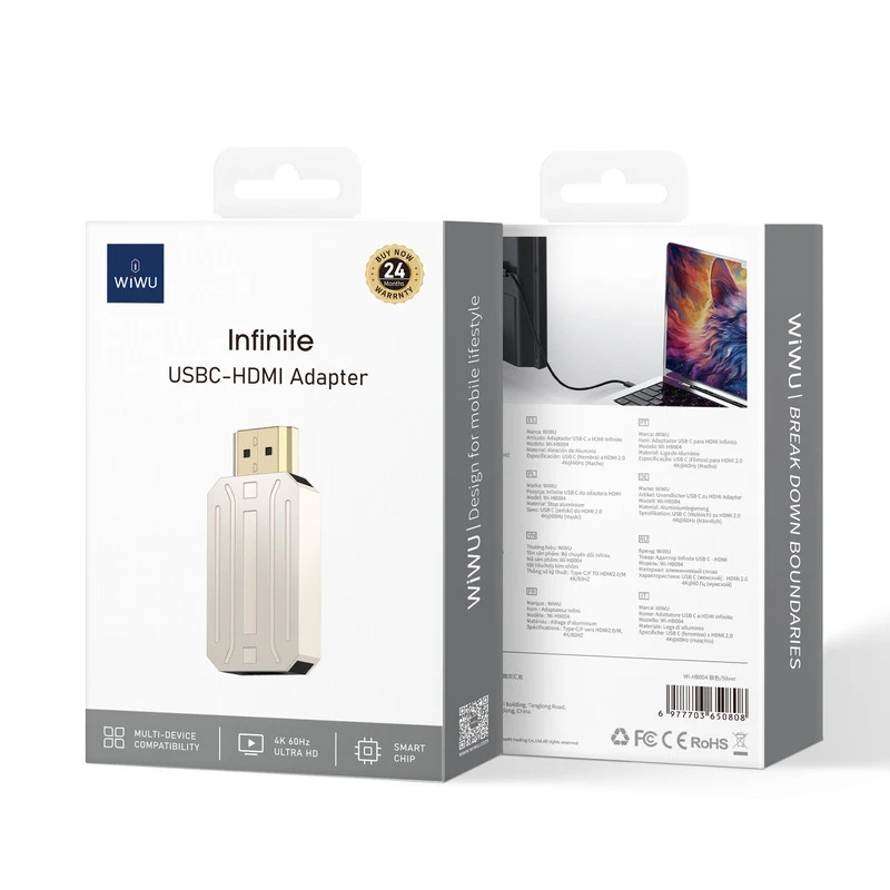 WIWU-HB004 HUB INFINITE USBC TO HDMI ADAPTER