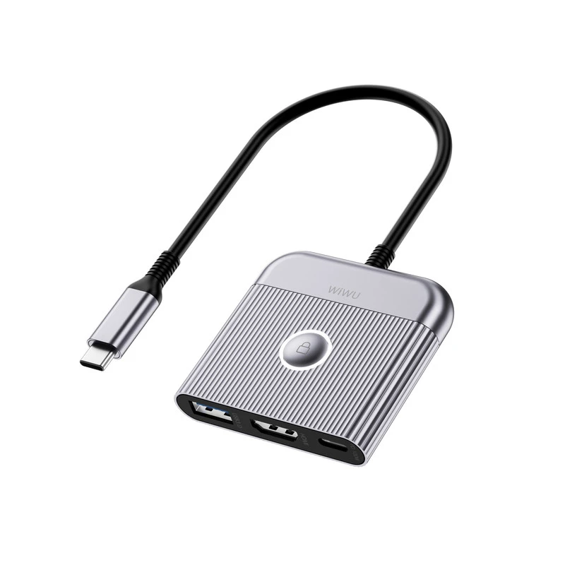 WIWU WI-HB002 TRAVELING 3IN1 USB C HUB