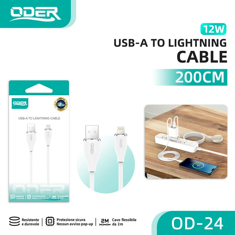 ODER-24 CARICATORE A TO L 2M BIANCO