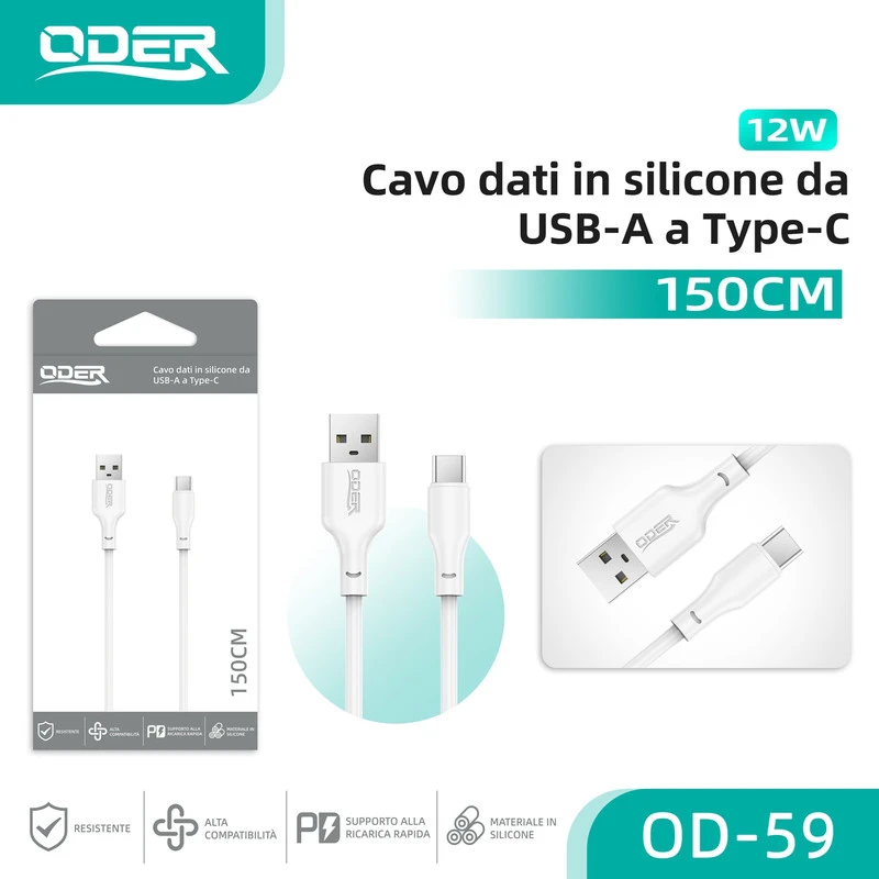 ODER-59 CAVO da USB a Type-c 1.5m