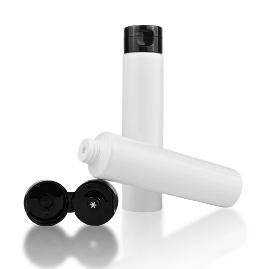 K400311 K450110 K500125-D40mm D45mm D50mm Flip Top Cap Tube Packaging with Different Orifice Shapes for Lotions and Essences