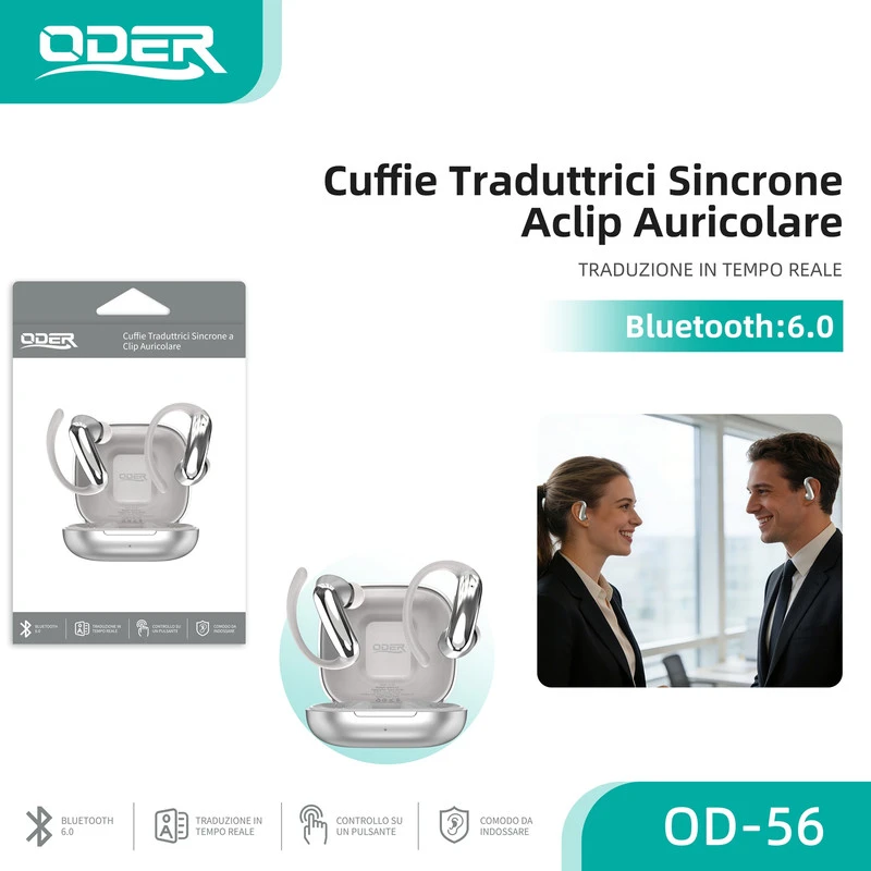 ODER-56 CUFFIE TRADUTTRICI SINCRONE ACLIP AURICOLARE