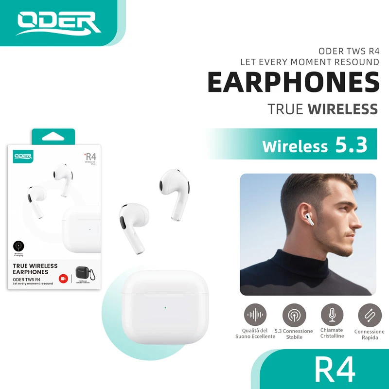 ODER-R4 BIANCO BLUETOOTH EARPHONE