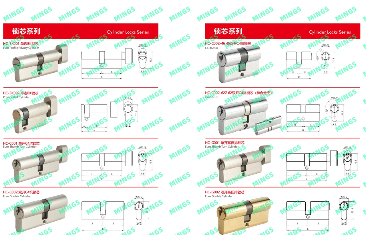 Mingslock HC-BK/C/G Cylinder