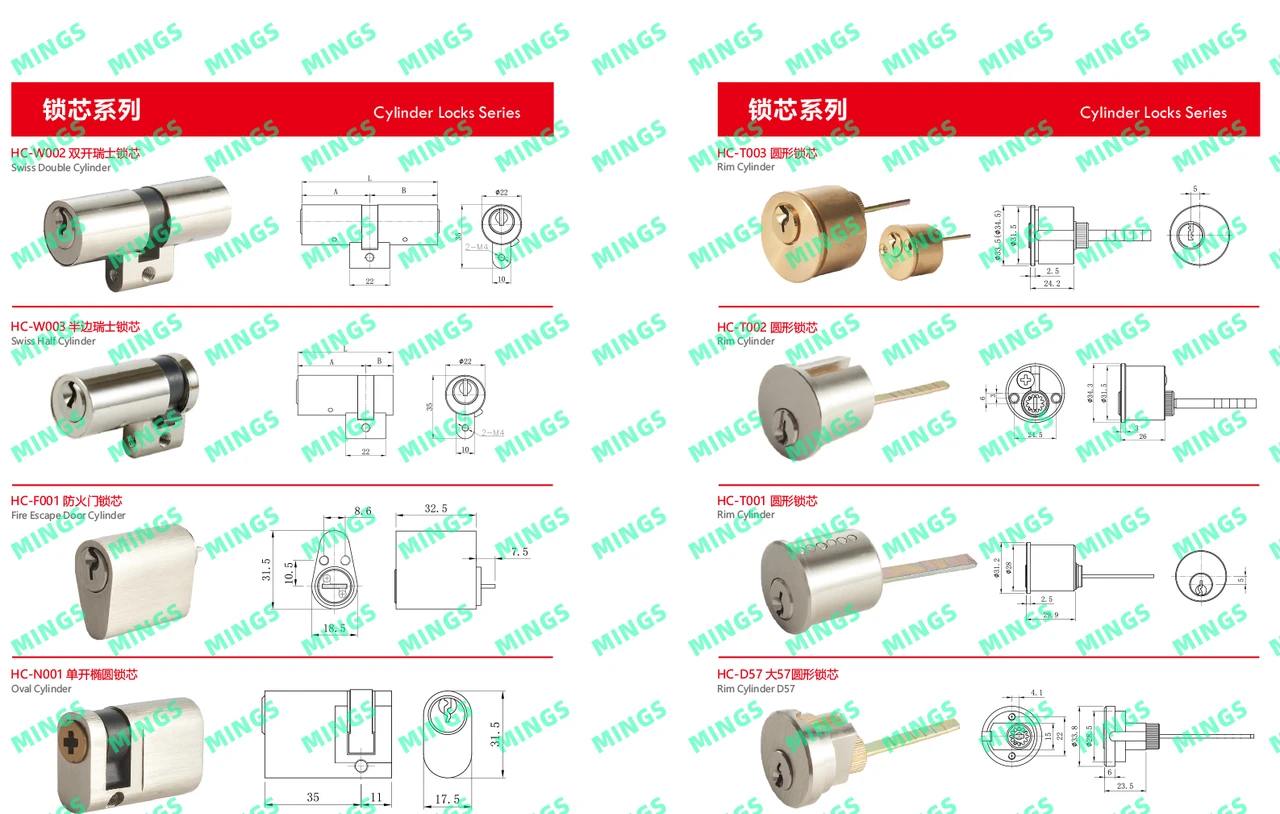 Mingslock HC-W/F/N Cylinder Lock