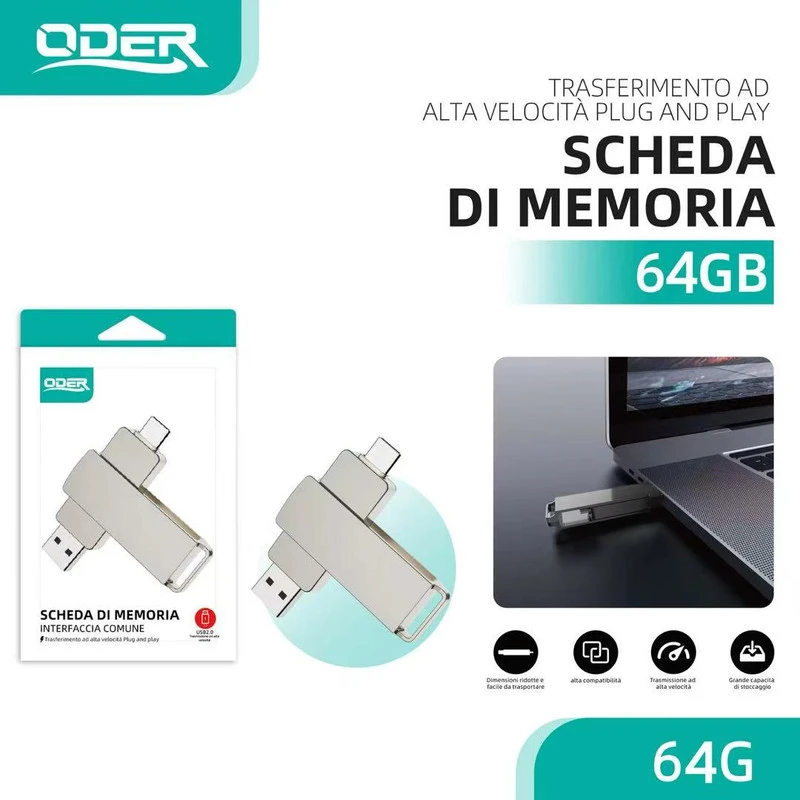 ODER NC-26 CHIAVETTA 2in1 64GB