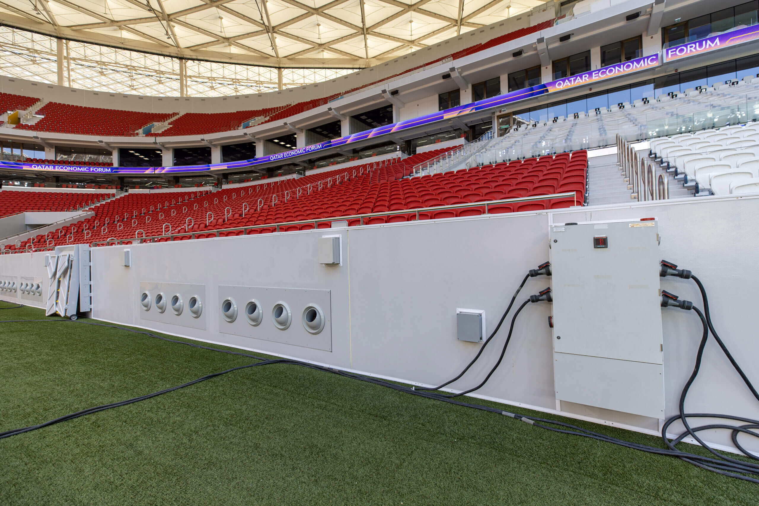 ventforge Al Bayt Stadium - jet nozzle diffuser projects