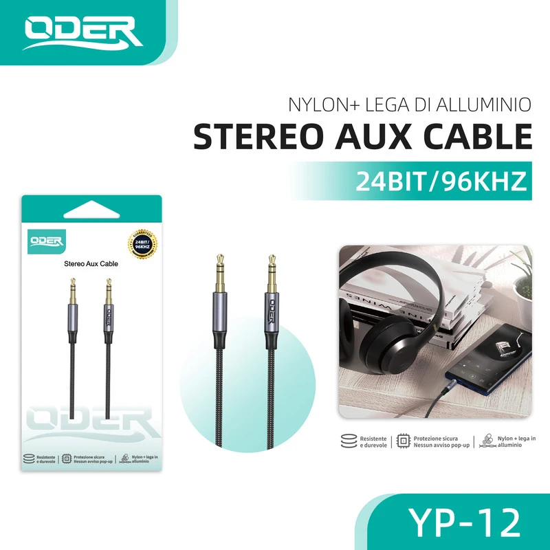 ODER YP-12 CAVO STEREO AUX 1M