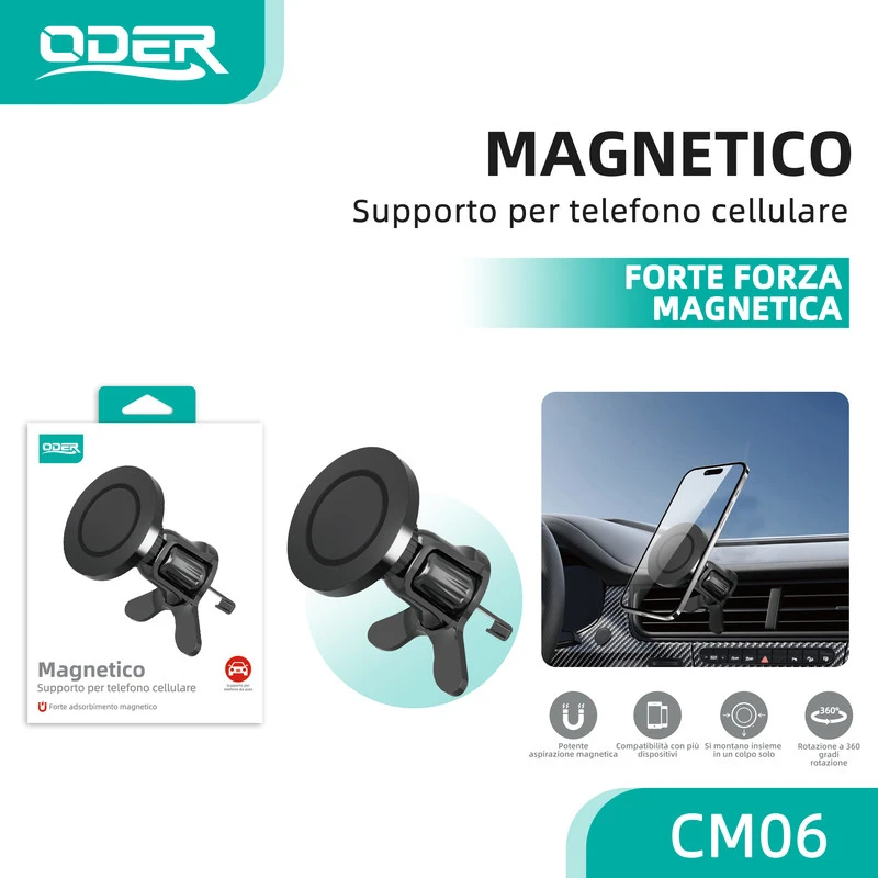 ODER CM-06 SUPPORTO TELEFONO PER AUTO