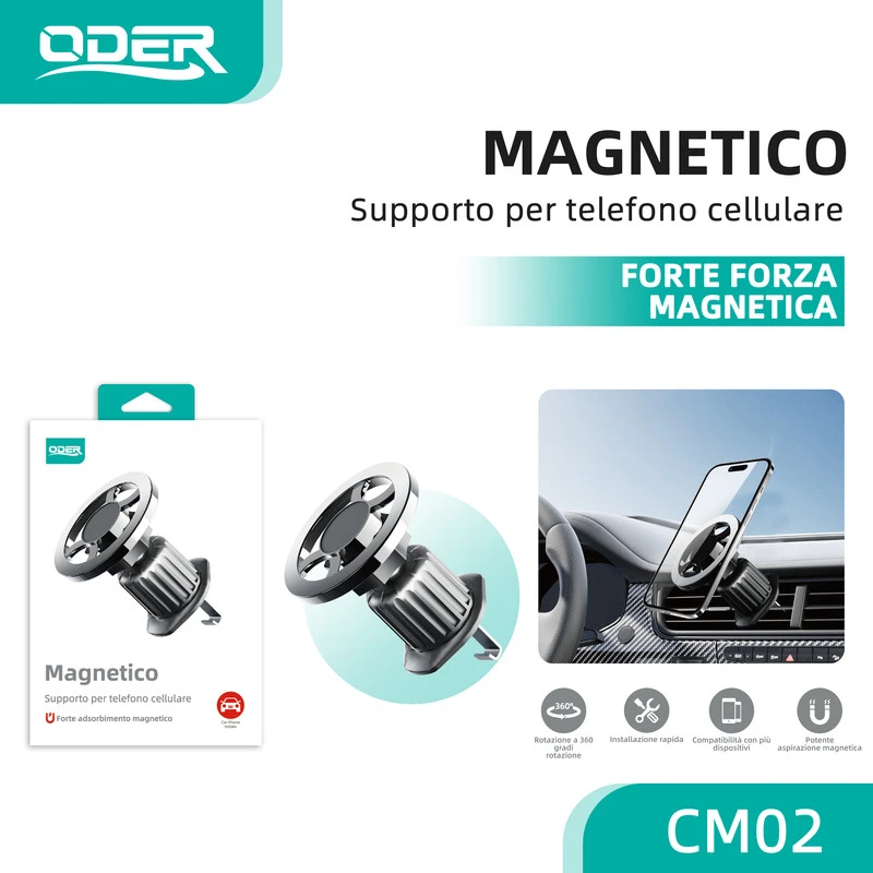 ODER CM-02 SUPPORTO TELEFONO PER AUTO