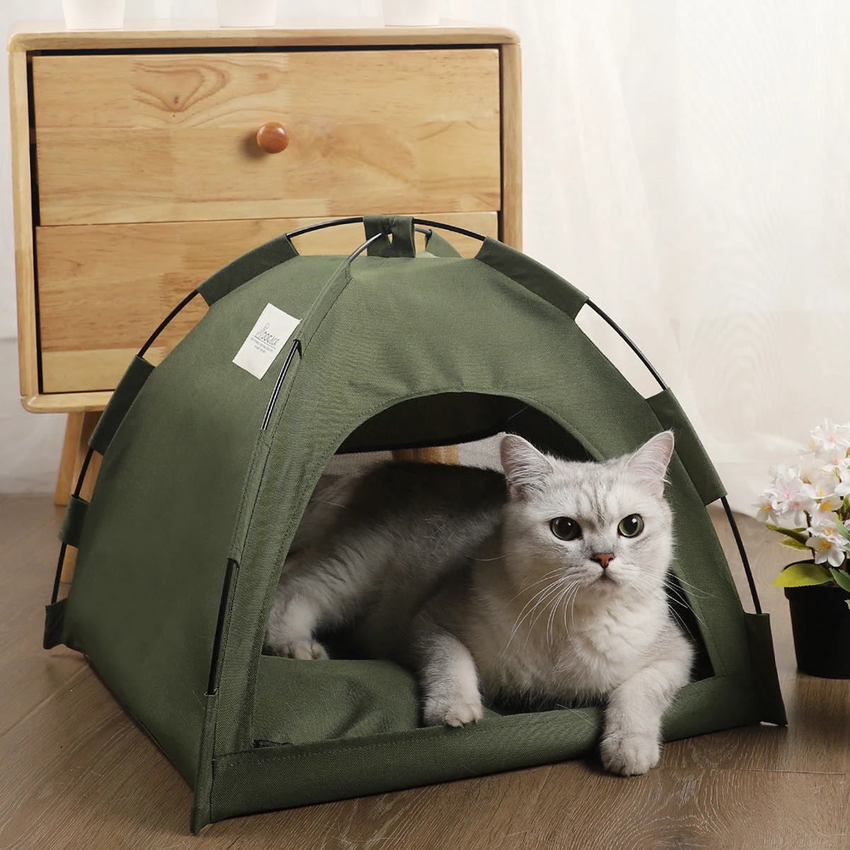 TrailPaw Cozy Hideaway Pet Tent & Bed