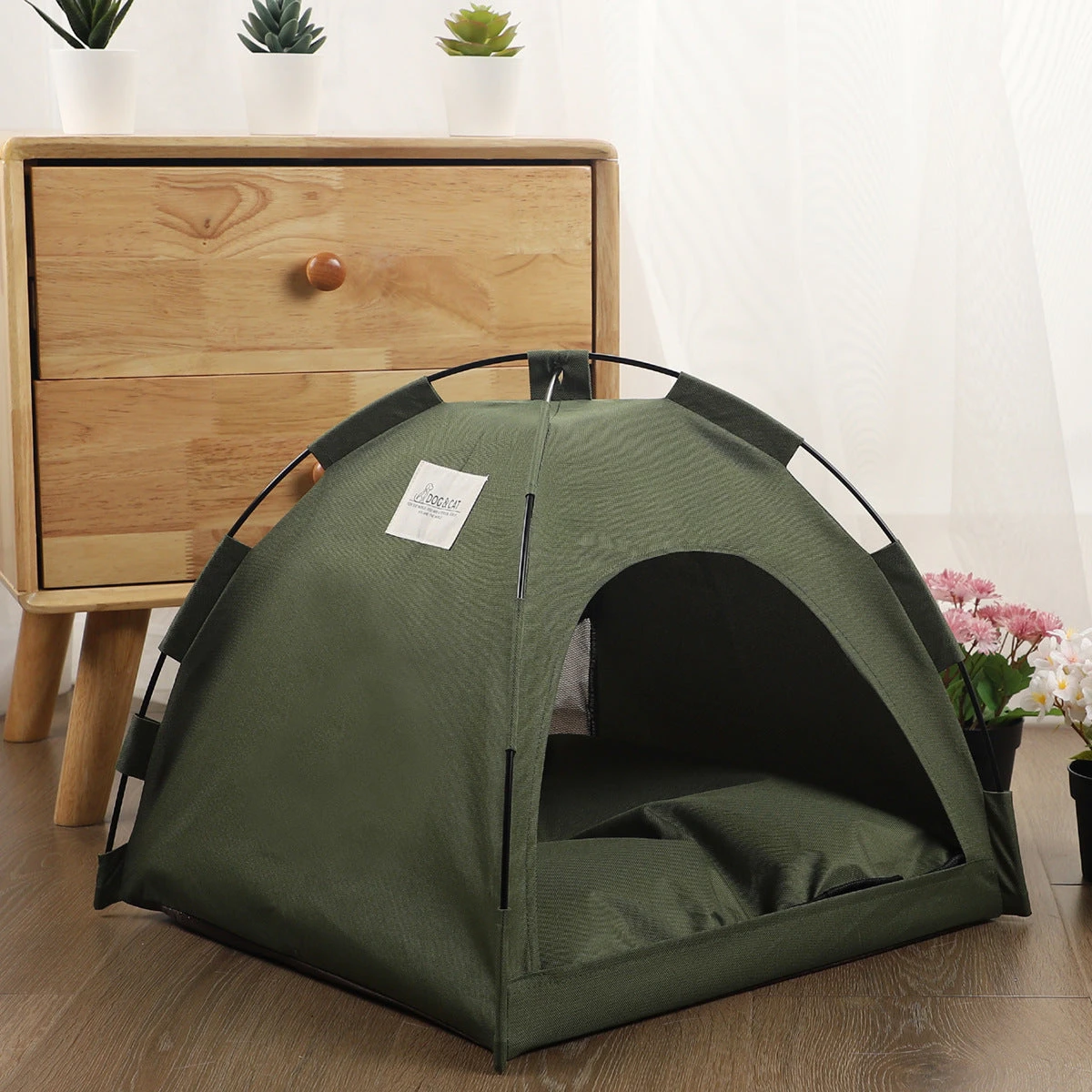 TrailPaw Cozy Hideaway Pet Tent & Bed