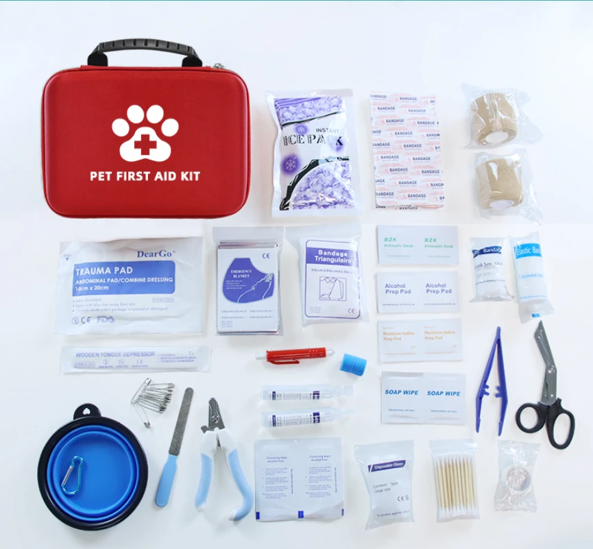 TrailPaw Wild-Rescue Pet First Aid Kit — 101-Pc Professional Emergency Set