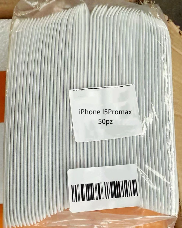 ODER IPHONE 15PROMAX 3D PELLICOLA SENZA CONFEZIONE 50PZ
