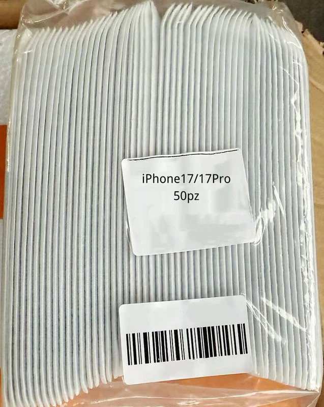 ODER IPHONE17/17PRO PELLICOLA SENZA CONFEZIONE 50PZ