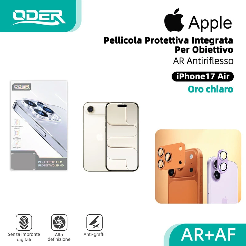 ODER VETRO TEMPERATO IP17AIR ORO