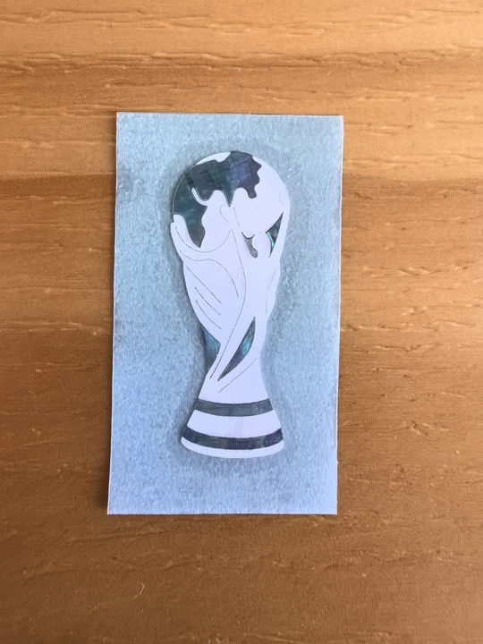World-Cup Inlay sticker for Headstock DIY Guitar inlay