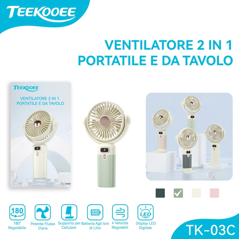 TK-03C MINI VENTILATORE VERDE
