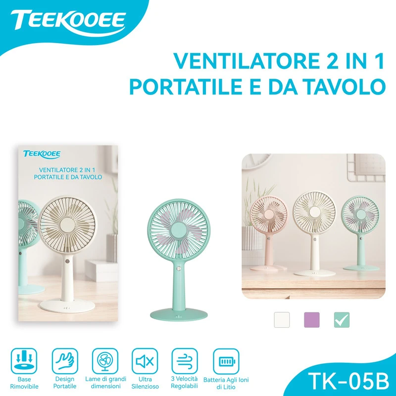 TK-05B MINI VENTILATORE VERDE