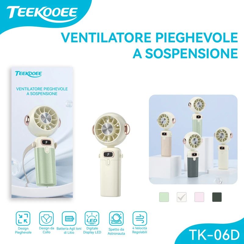 TK-06D MINI VENTILATORE BEIGE