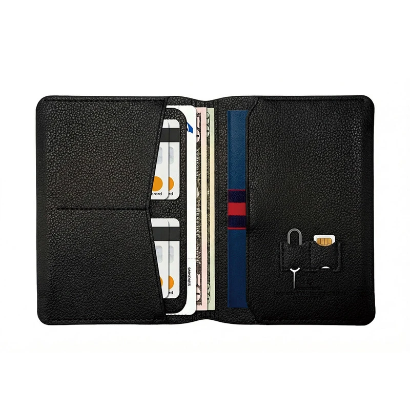 WiWU MASTER PASSPORT WALLET NERO