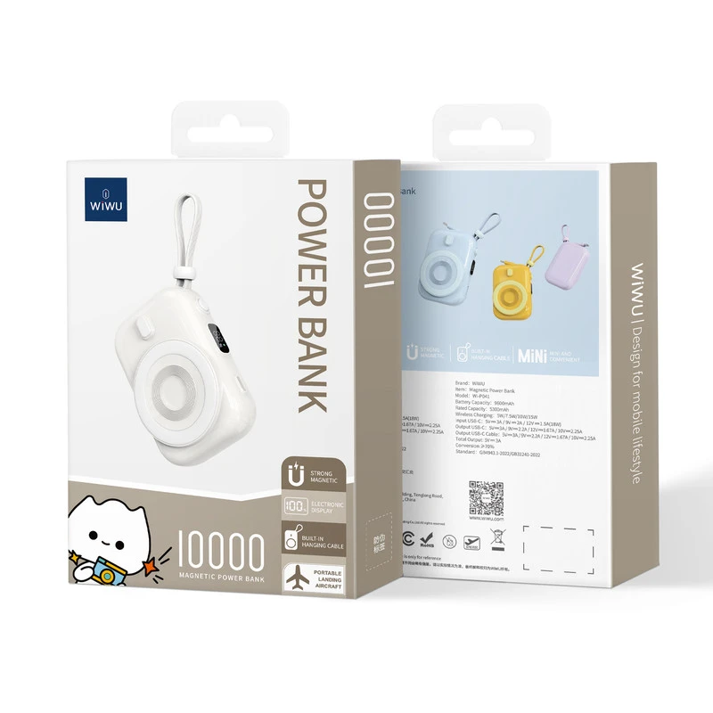WIWU WI-P041WI-P041POWER BANK BIANCO