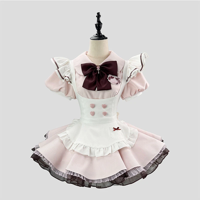 Women's Sweet Lolita Maid Dress | Puff Sleeve Princess Mini Dress Manufacturer