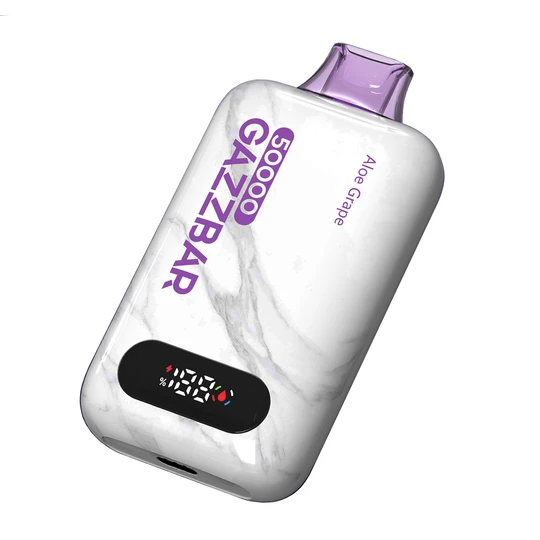 GAZZBAR 50000 Puffs Rechargeable Disposable Vape with Dual Mesh Coil & LED Digital Display