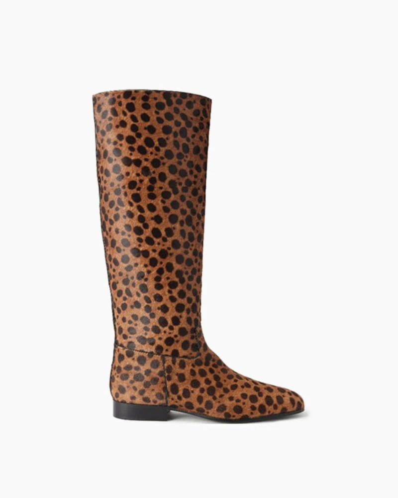 City Night Spotted Tall Riding Boots
