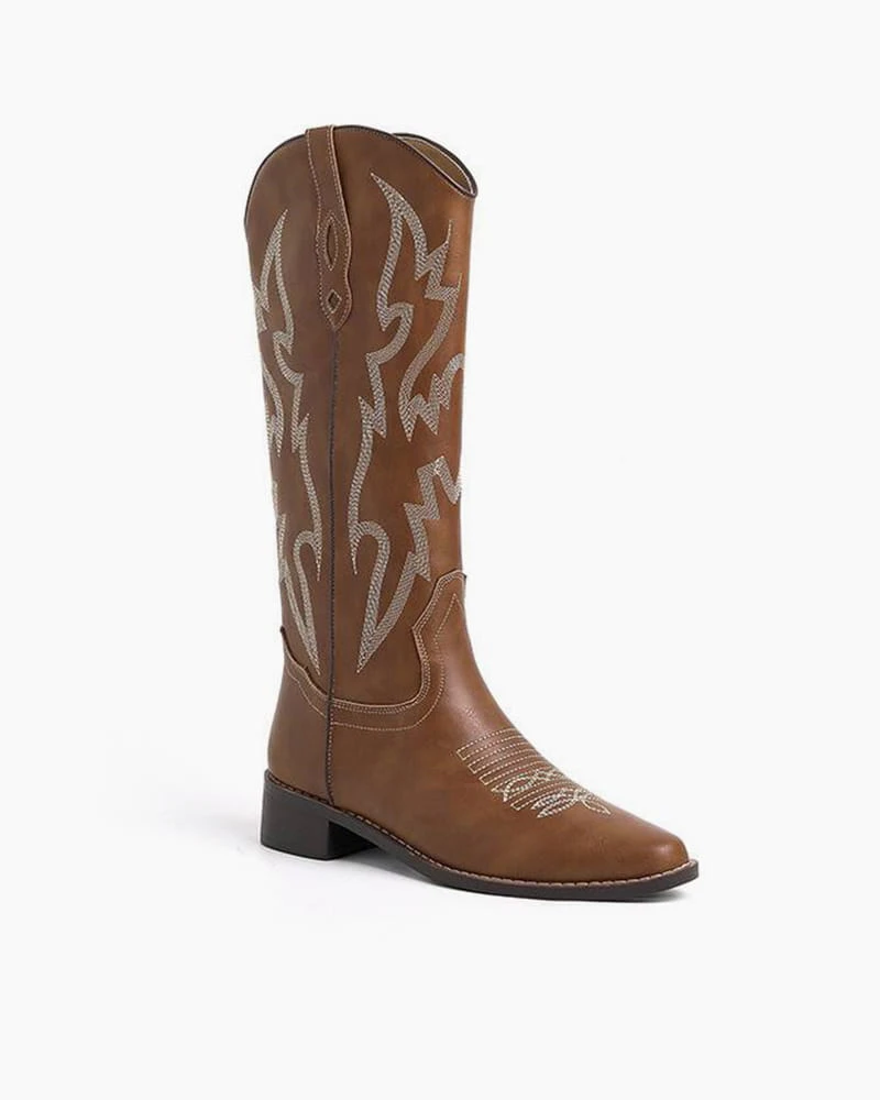 Weekend Rodeo Tall Cowhide Western Boots